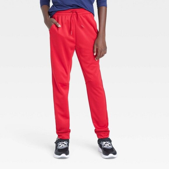 All In Motion Boys' Performance Jogger Pants Red Size 18 - Picture 2 of 4